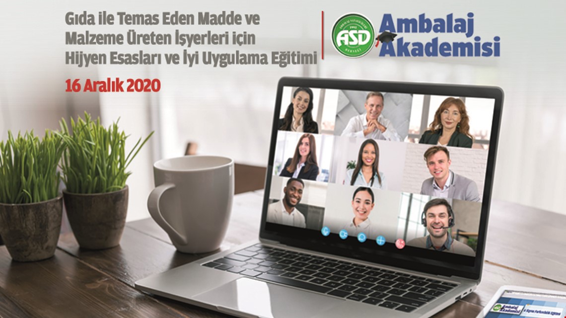 ASD Ambalaj Akademisi Gıda ile Temas Eden Madde ve Malzeme Üreten İşyerleri İçin Hijyen Esasları ve İyi Uygulama Eğitimi - Online