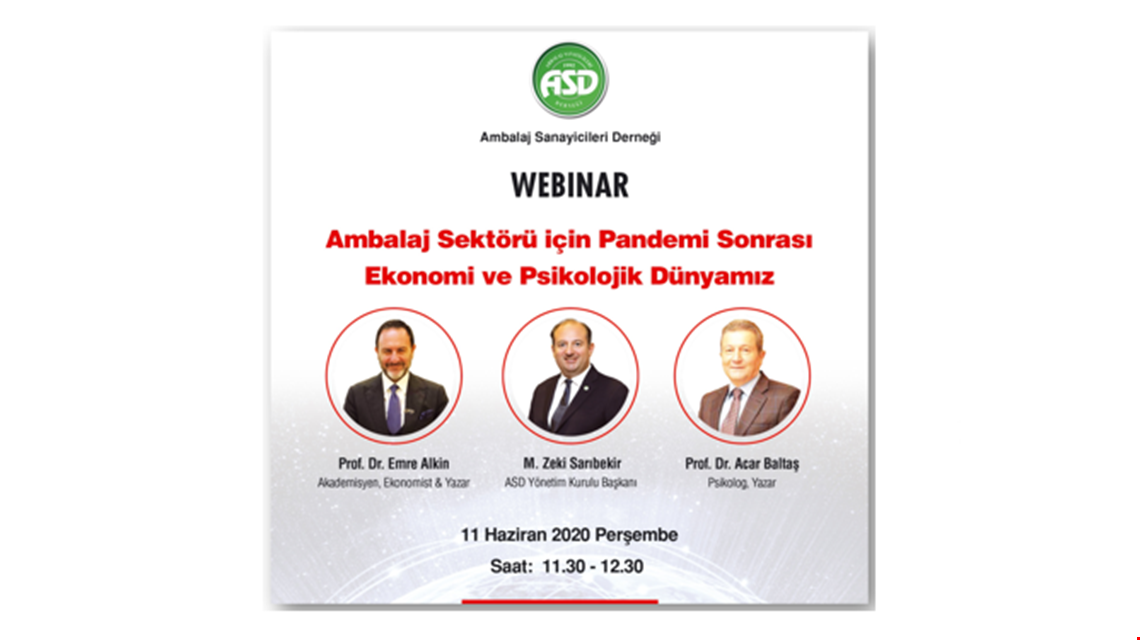 ASD'nin Webinarı Gündem Belirledi / Ambalajda Hedef 10 Milyar Dolar İhracat