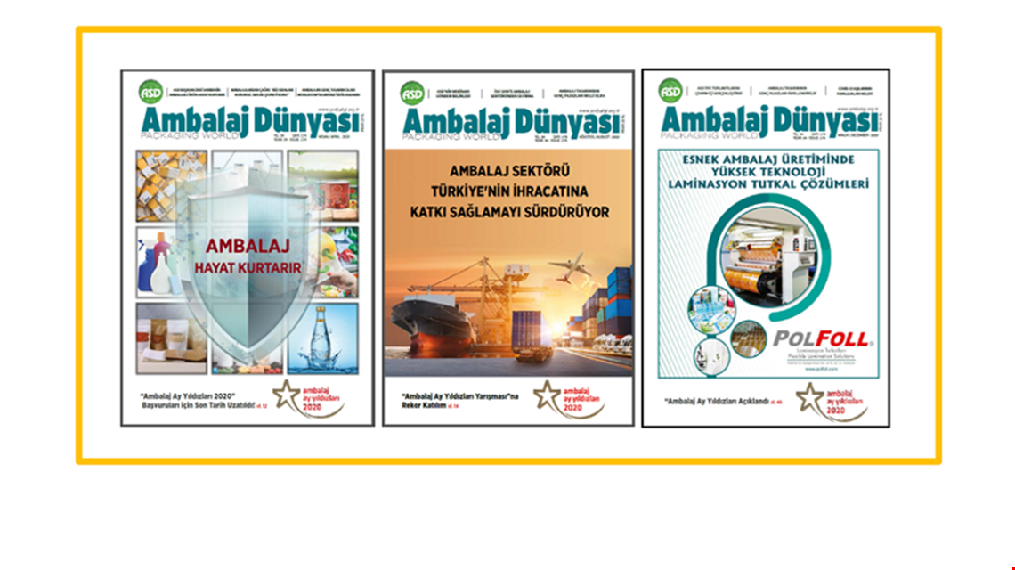 Ambalaj Dünyası Dergisi 2021/1 Sayısında Yerinizi Almayı Unutmayın!