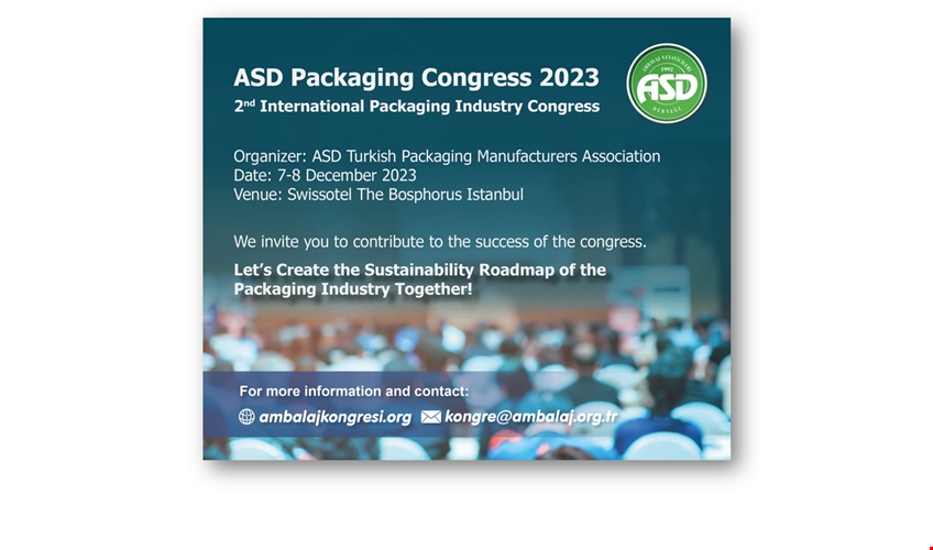 ASD Packaging Congress 2023 - 2nd International Packaging Industry Congress